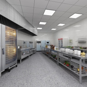 现代后厨3D模型下载